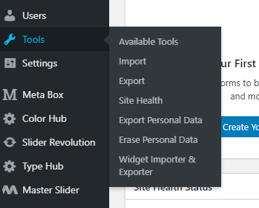 WordPress Export Tool